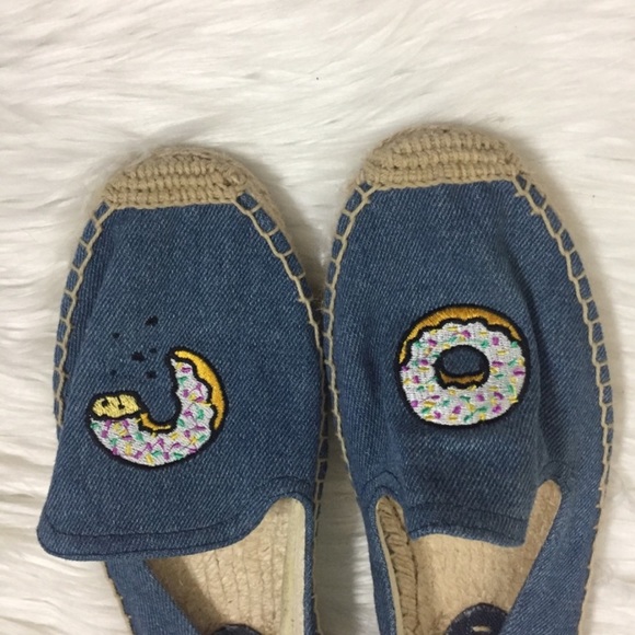 Soludos x Jason Polan Donut Smoking Espadrilles 7 - Picture 3 of 8